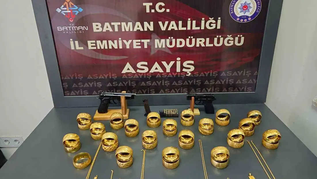 Batman’da silahlı kuyumcu soygunu saniye saniye çözüldü: 8 şüpheli yakalandı