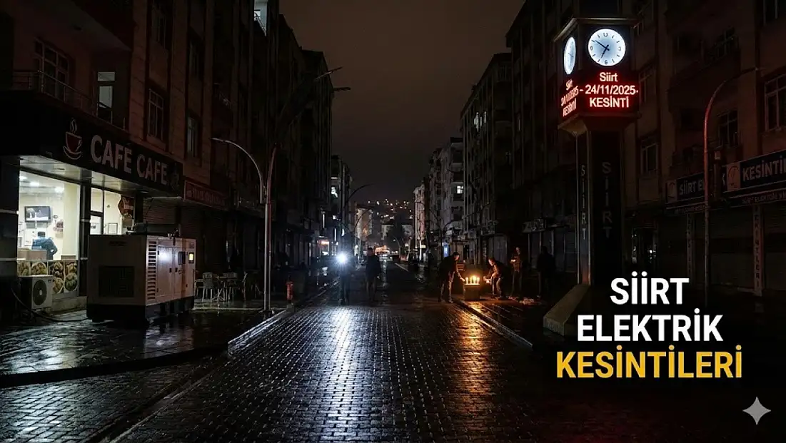 DEDAŞ’tan Siirtlilere Uyarı: 24–26 Kasım Tarihlerinde Elektrik Kesintileri Yapılacak