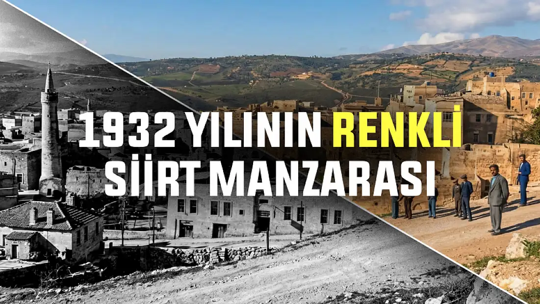 Aziz Kadim Şehir Siirt’ten Nadir Bir Hatıra: Babudarp Camisi ve Algül Mahallesi - 1932