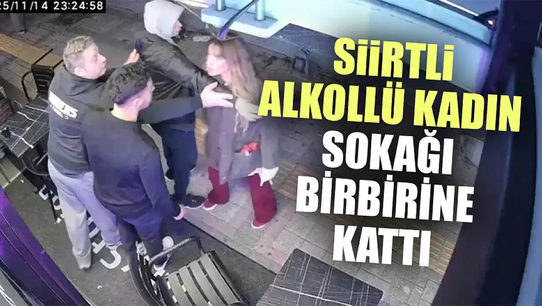 Bakırköy'de Siirtli alkollü kadın ortalığı birbirine kattı! Tekme atıp 'Belki çocuğun olmaz' dediği anlar kamerada