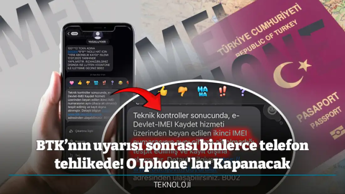 BTK’nın uyarısı sonrası binlerce telefon tehlikede! O Iphone'lar Kapanacak