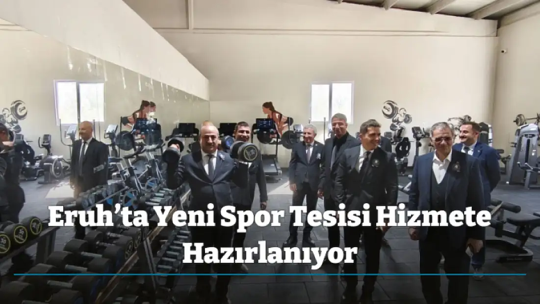 Eruh’ta Yeni Spor Tesisi Hizmete Hazırlanıyor