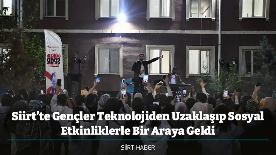 Siirt Hassa Hatun Kız Öğrenci Yurdu’nda Gençler ''Sosyal Medyadan Sosyal Meydana'' Etkinliğinde Buluştu