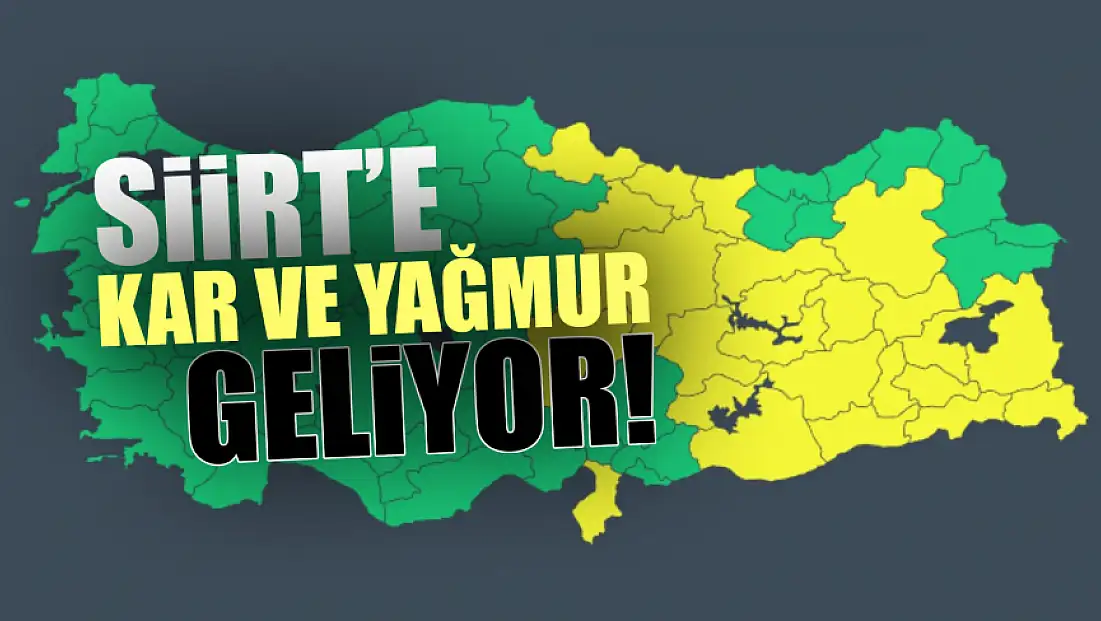 Siirt İçin Kuvvetli Yağış ve Kar Uyarısı: Ulaşımda Aksamalar ve Sel Riskine Dikkat!