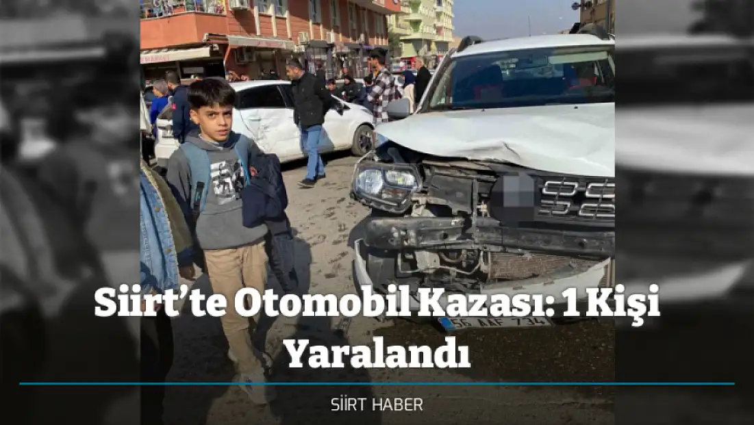 Siirt’te Otomobil Kazası: 1 Kişi Yaralandı