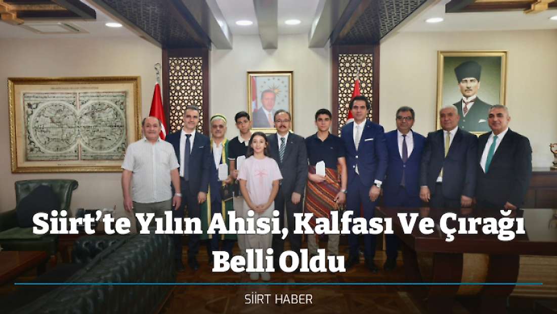 Siirt’te Yılın Ahisi, Kalfası Ve Çırağı Belli Oldu
