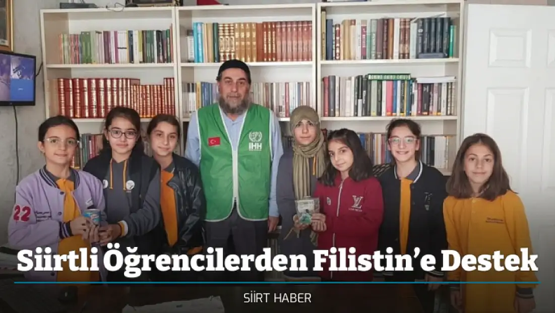 Siirtli Öğrencilerden Filistin’e Destek