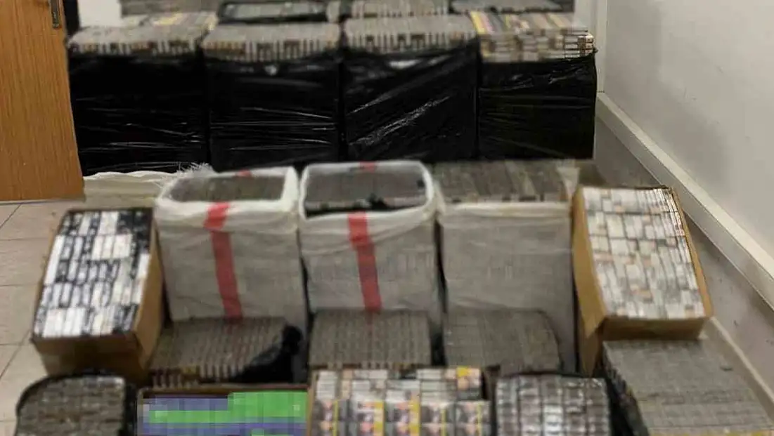 Mardin’de  40 bin paket kaçak sigara ele geçirildi