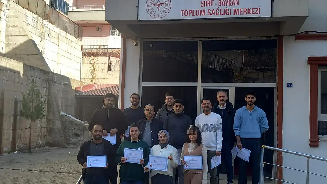 Siirt Baykan’da iş sağlığı ve güvenliği eğitimleri tamamlandı
