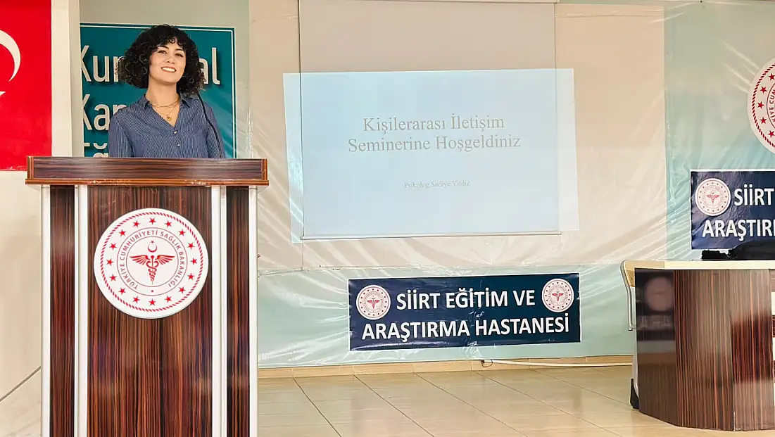 Siirt Eğitim ve Araştırma Hastanesi’nde etkili ve güvenli iletişim eğitimi