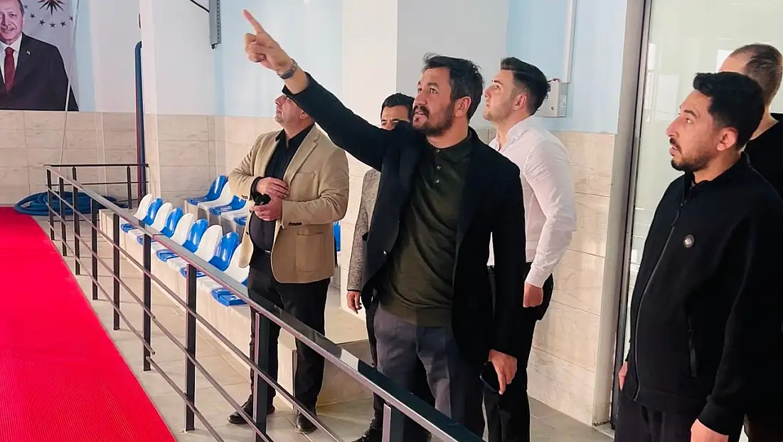 Siirt Gençlik ve Spor İl Müdürü İsmail Çalgan'dan Kurtalan'da tesislere inceleme ziyareti