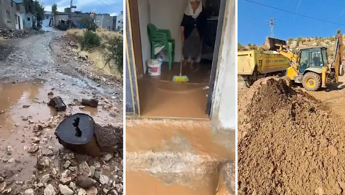 Siirt’in Eruh ilçesinde selin ardından temizlik çalışması başlatıldı