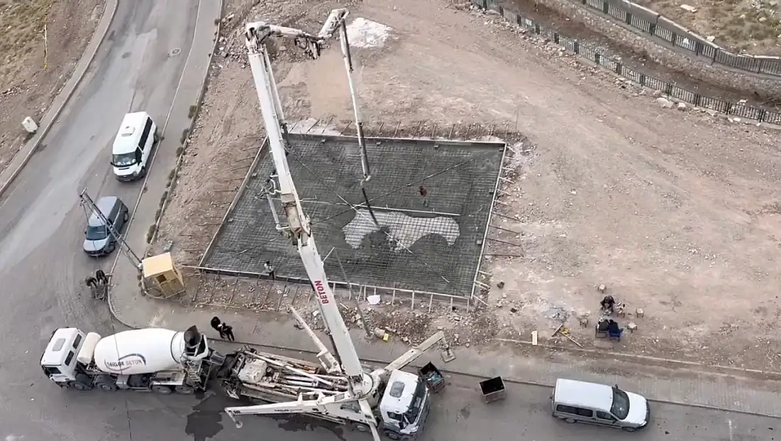 Siirt’in Kurtalan İlçesinde Halk Ekmek Fırını Üretim Tesisi İçin Temel Atıldı