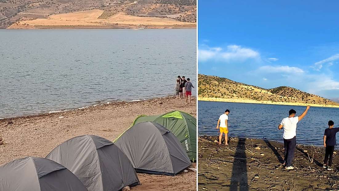 Siirt’te çocuklar doğayla iç içe kamp yaptı: Balık tuttular, çadır kurdular