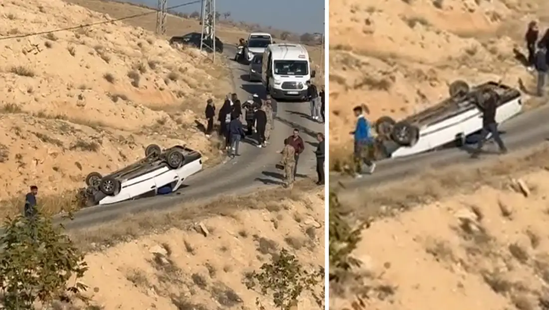 Siirt’te Deliklitaş Mevkiinde Kaza: Araç Takla Attı, 4 Kişi Yaralandı