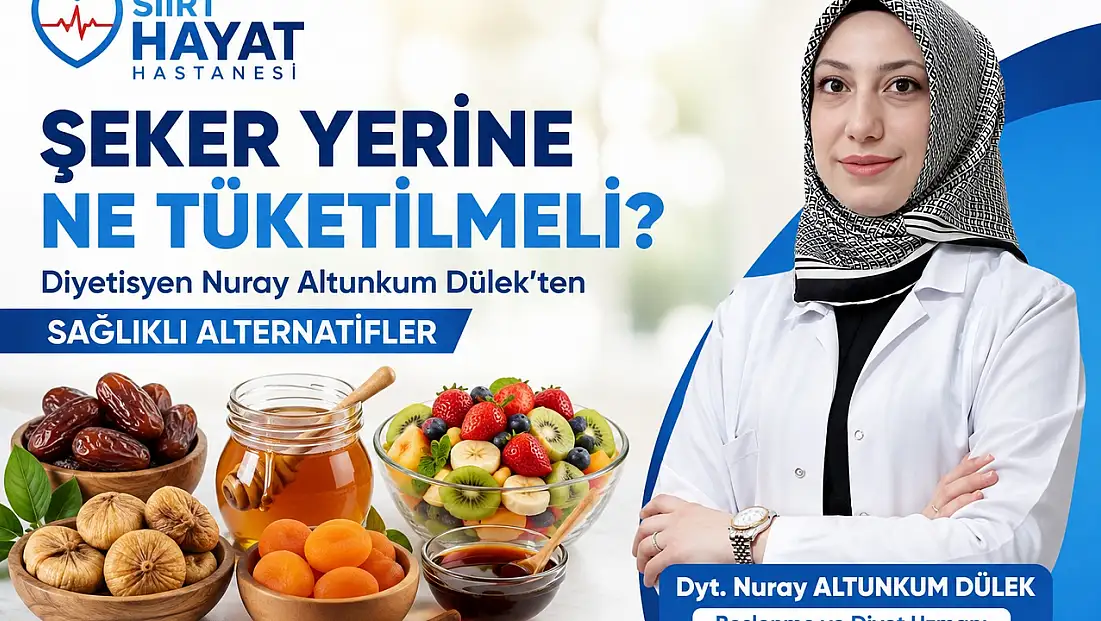 Siirt'te Diyetisyen Nuray Altunkum Dülek'ten Şeker Tüketimine Uyarı: 