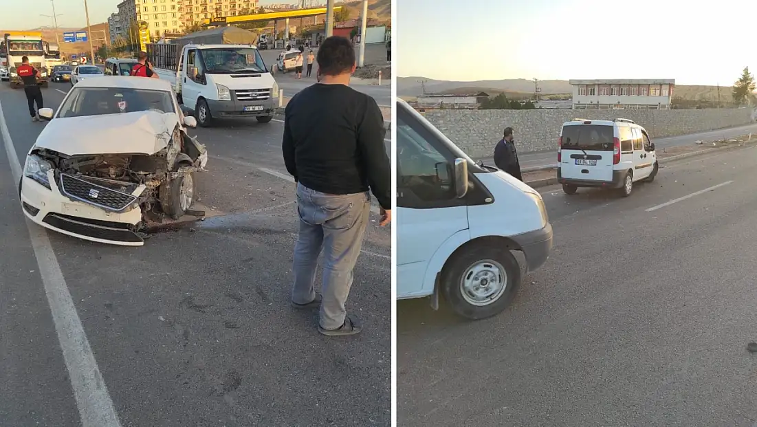 Siirt’te Hafif Ticari Araç ile Otomobil Çarpıştı: Araç Kullanılamaz Hale Geldi