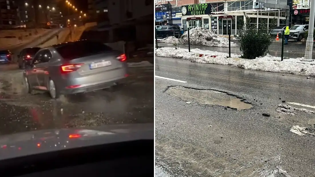 Siirt’te kar temizliği sonrası yollar bozuldu, sürücüler zor anlar yaşıyor