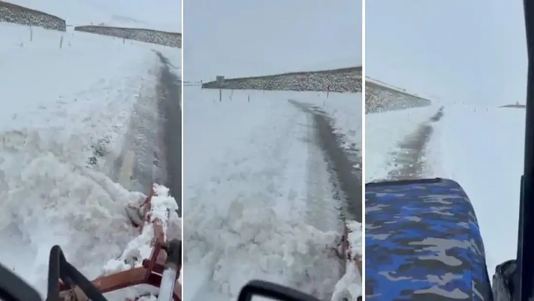 Siirt'te Kar Yağdı, Yol Kapandı… Çözüm Bir Vatandaştan Geldi