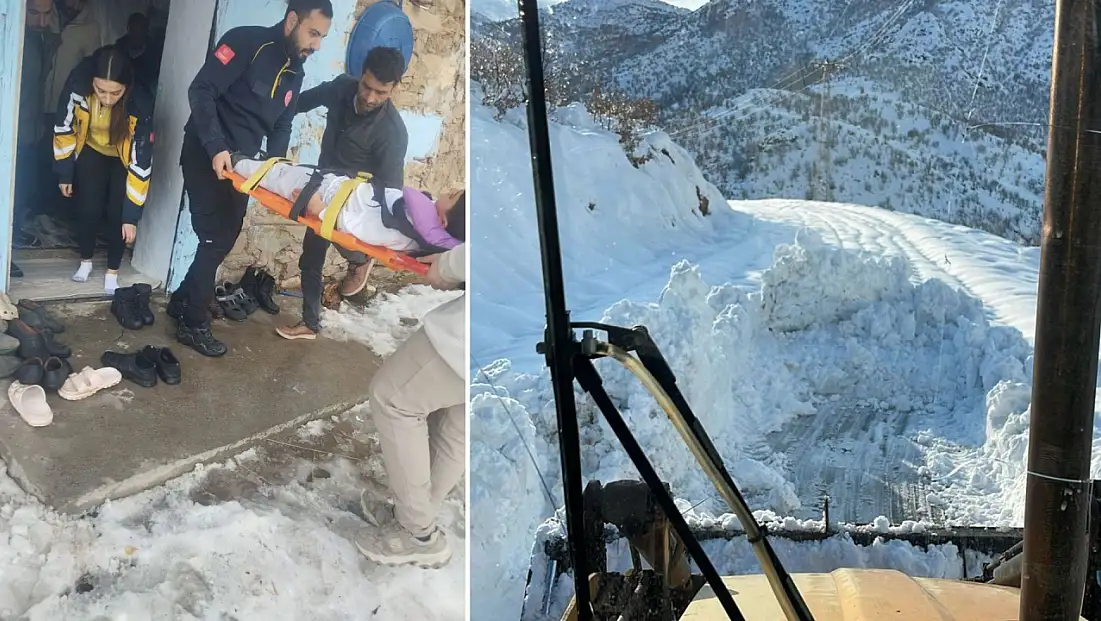 Siirt’te Karla Mücadele Ekipleri Zamanla Yarıştı: Hastalara Umut Oldular