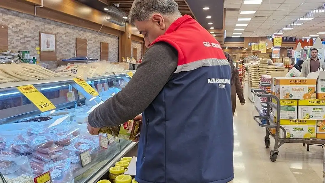 Siirt’te market ve gıda işletmelerine sıkı denetim