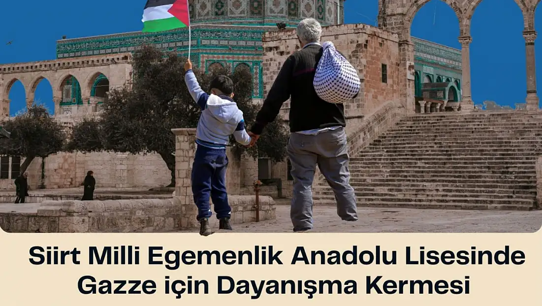 Siirt’te Öğrencilerden Gazze İçin Anlamlı Kermes!