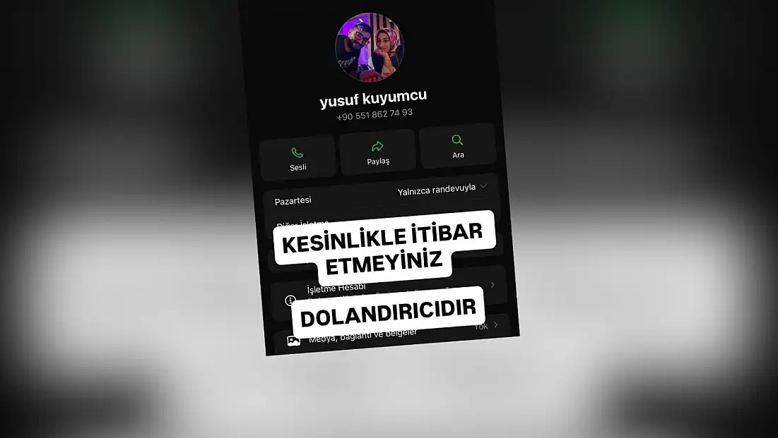 Siirt’te Tanınan Kuyumcunun Fotoğrafını Kullandılar: Dolandırıcılık Girişimi Ortaya Çıktı