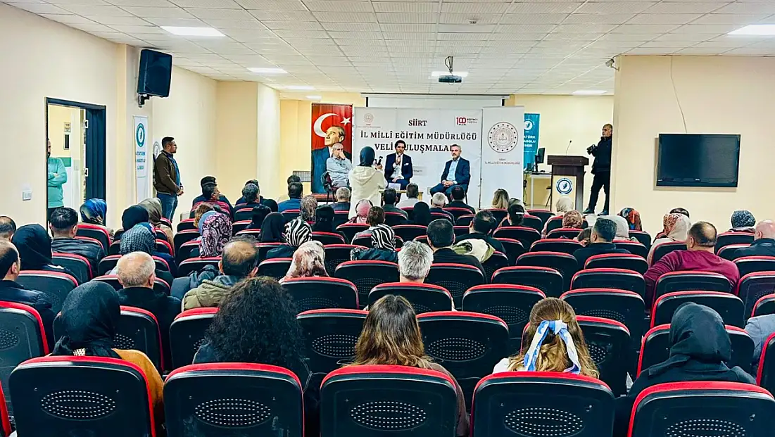 Siirt'te “Veli Buluşmaları” Projesinin Altıncı Haftasında Atatürk Anadolu Lisesi Velileriyle Bir Araya Gelindi