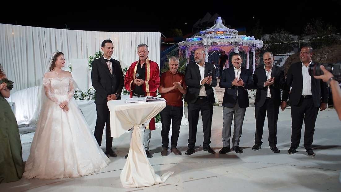 Siirt TSO Başkanı Güven Kuzu, İrem ve Bünyamin’in Nikâhına Şahitlik Etti