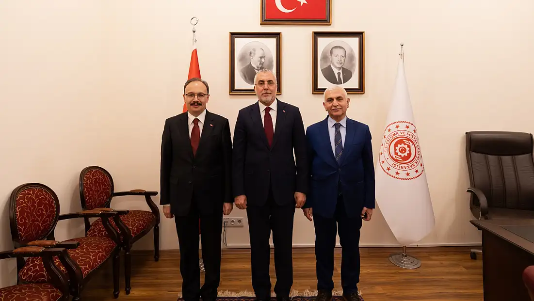 Siirt Valisi Kemal Kızılkaya ve Milletvekili Mervan Gül’den Bakan Işıkhan’a Ziyaret