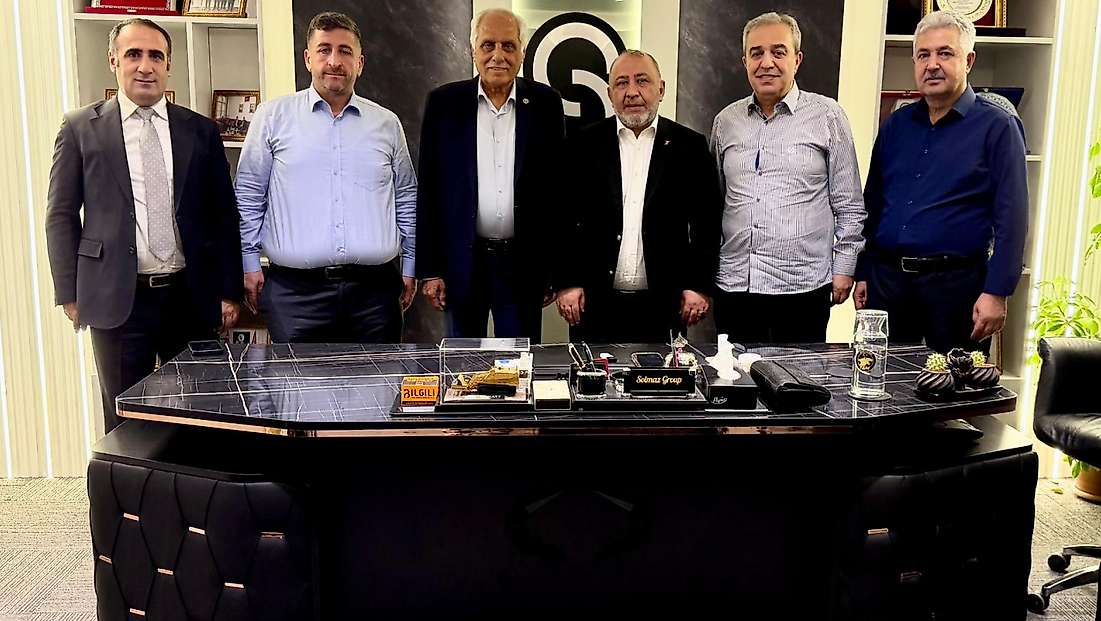 Siirtli İş İnsanı Seyithan Solmaz, Afif Demirkıran ve Beraberindeki Heyeti Ağırladı