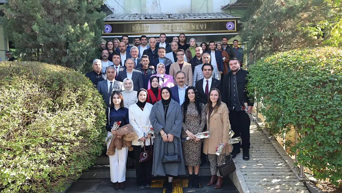 Vali Kızılkaya 24 Kasım Öğretmenler Günü’nde Öğretmenlerle Buluştu