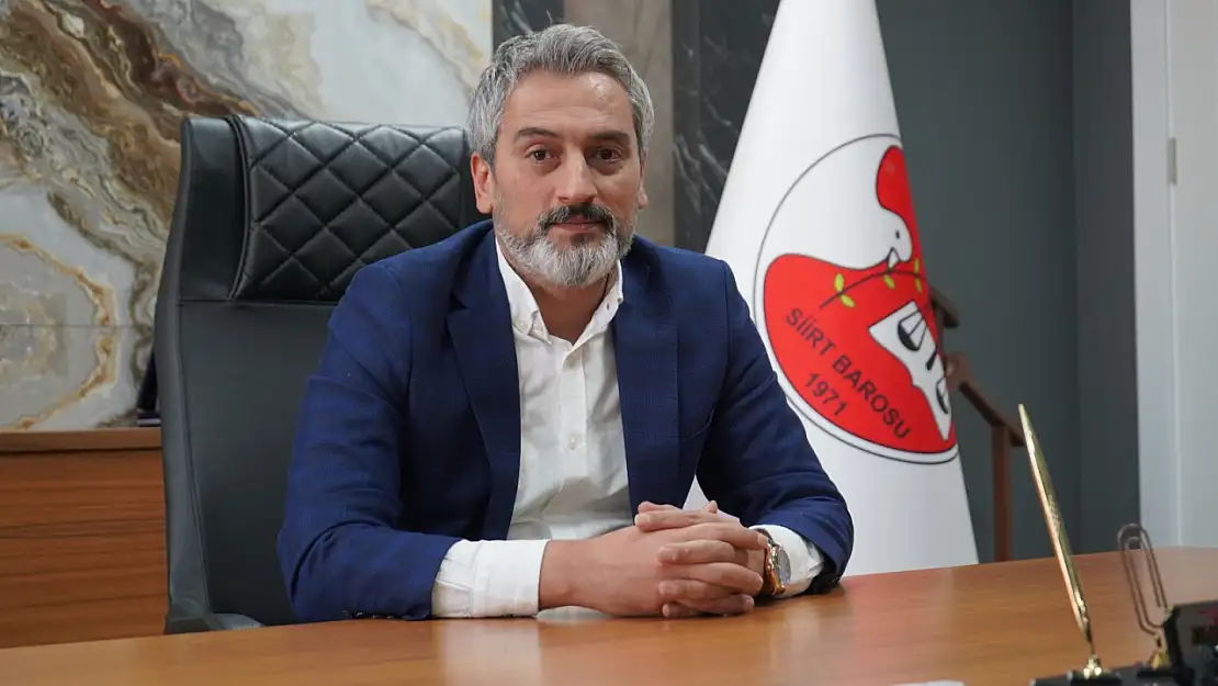 AİHM'in Demirtaş Kararına İlişkin Konuşan Siirt Baro Başkanı Alptekin: Artık Hukukun Gereği Yerine Getirilmelidir