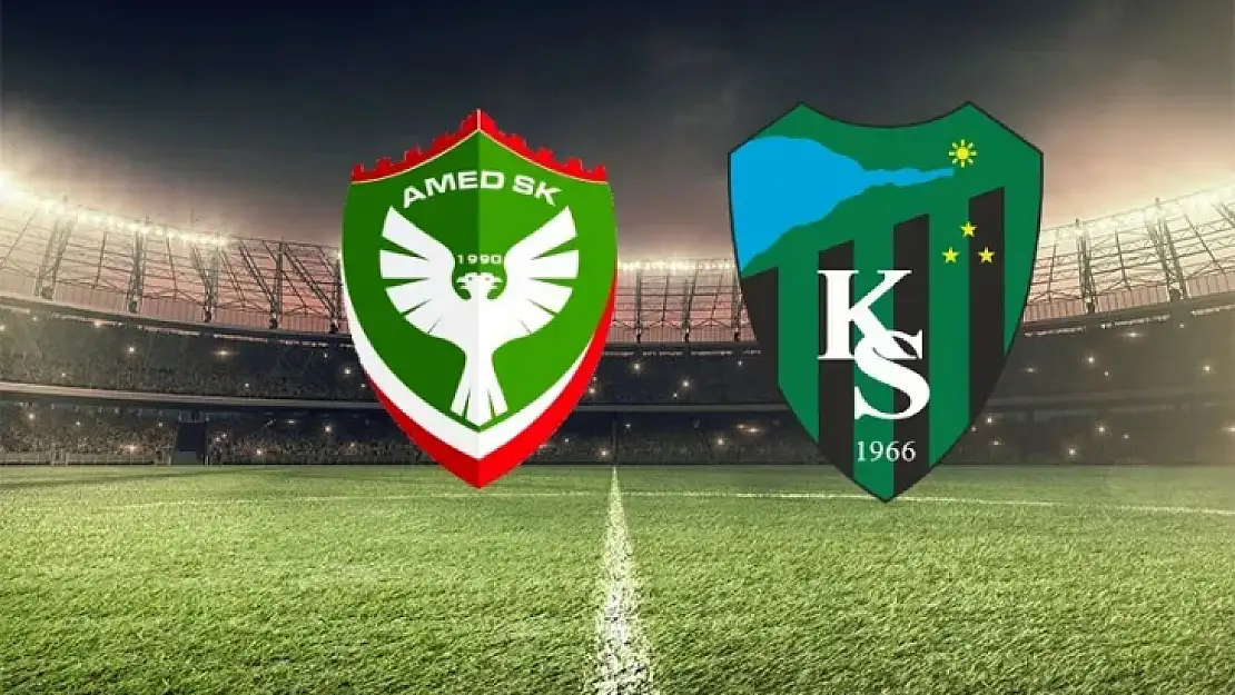 Amedspor-Kocaelispor maçı hangi kanalda? Saat Kaçta?