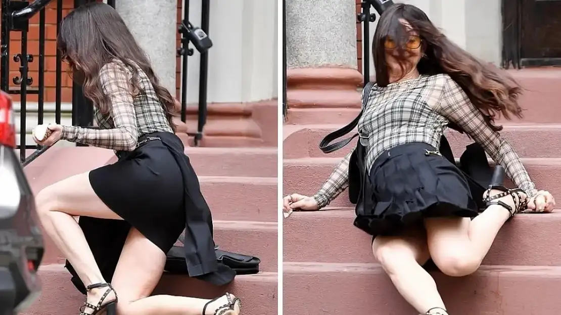 Anne Hathaway çekimlerde merdivenden düştü