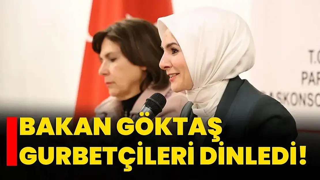 Bakan Göktaş, Fransa'daki Türk Vatandaşlarıyla Buluştu
