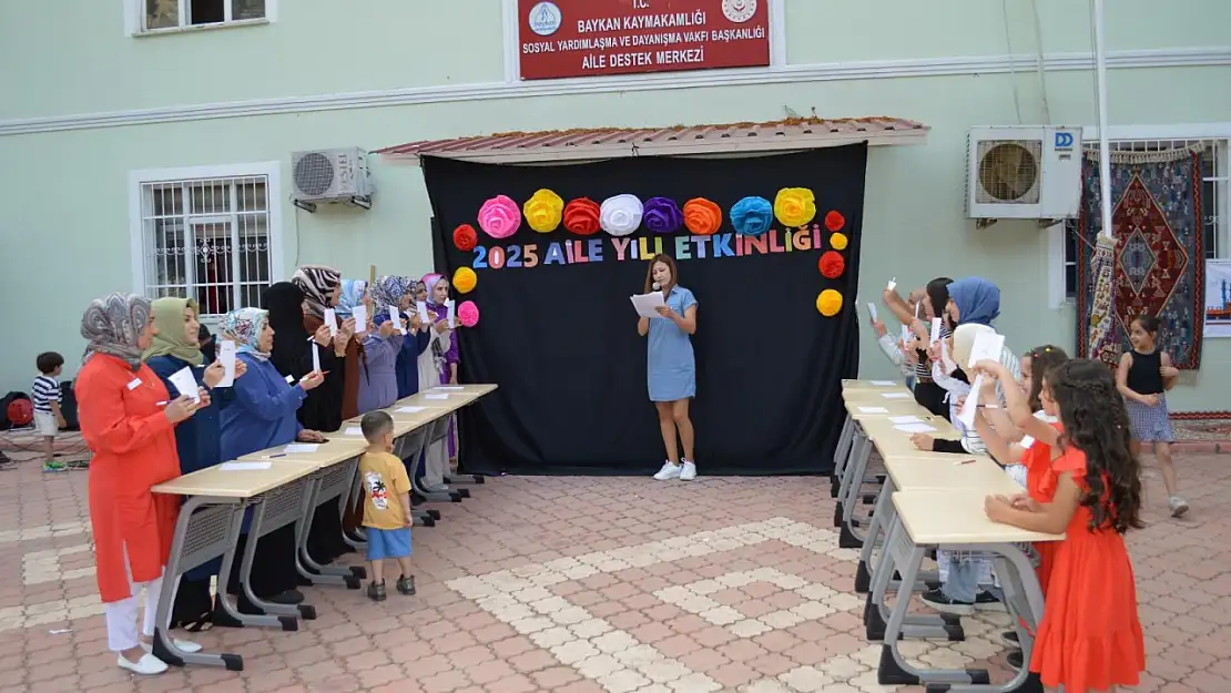 Baykan'da Aile Teması Etkinlikleri Sevgi ve Dayanışmayla Kutlandı