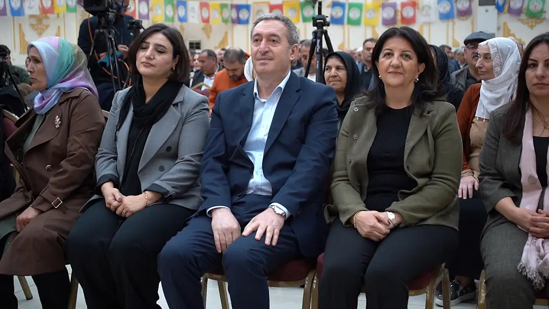 DEM Parti Eş Genel Başkanı Bakırhan ve İmralı Heyeti Üyesi Buldan Siirt'te!