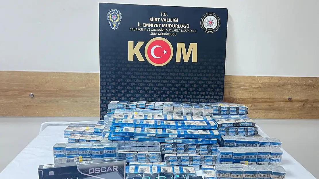 Kaçak Sigaralar Ele Geçirildi
