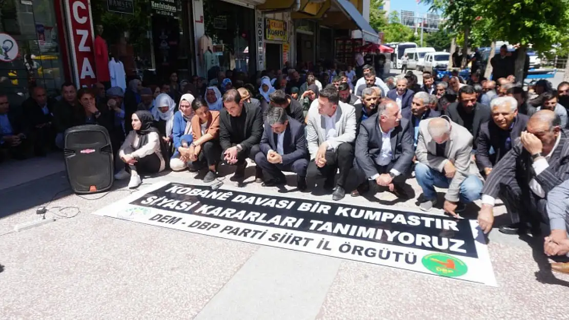 Kobane Davasında Verilen Kararlara Siirt'te Protesto!