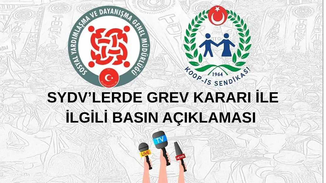 Koop-İş Sendikası SYDV İşyerlerinde Grev Kararı Aldı! Yaklaşık 10 bin işçi 29 Ağustos'ta iş bırakacak
