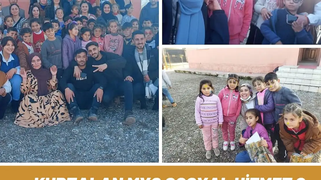 KURTALAN MYO SOSYAL HİZMET 2. SINIF ÖĞRENCİLERİNDEN GÜRGÖZE İLKOKULUNA ANLAMLI ZİYARET