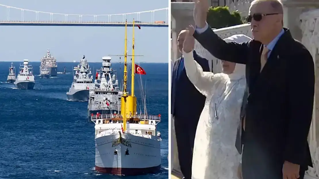 Mavi Vatan'ın Koruyucuları İstanbul Boğazı'nda Geçit Töreni Yaptı