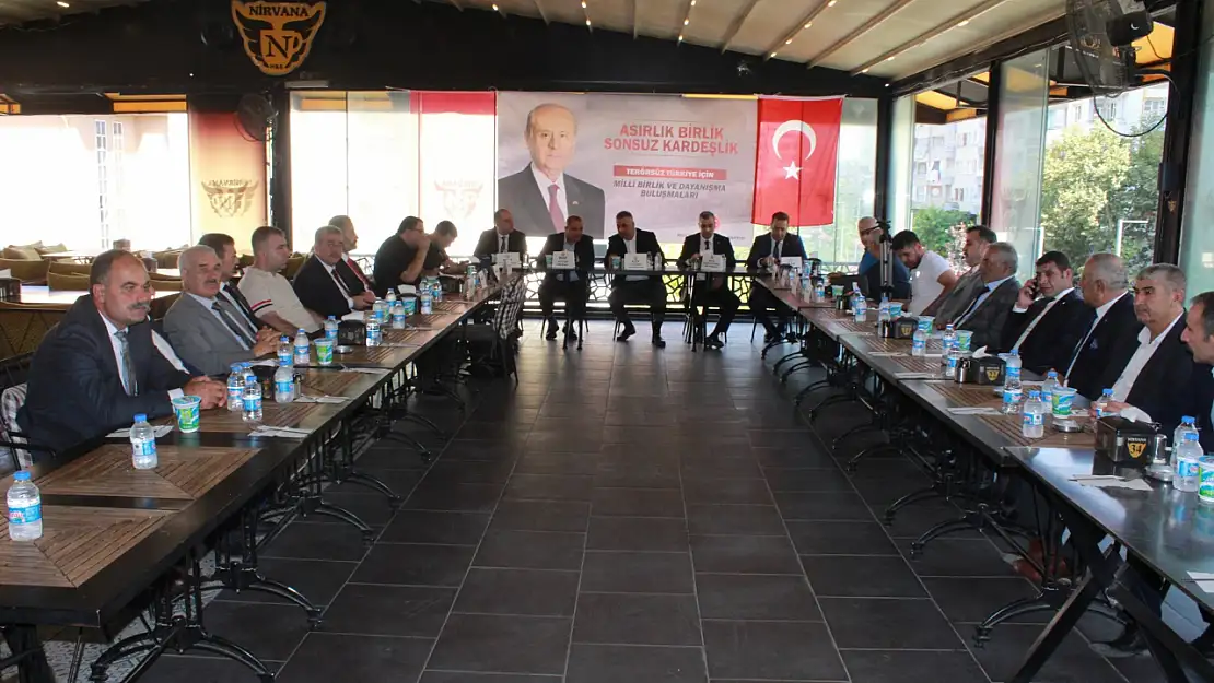 MHP Heyeti 'Türkiye İçin Millî Birlik ve Dayanışma Buluşmaları' Kapsamında Siirt'te