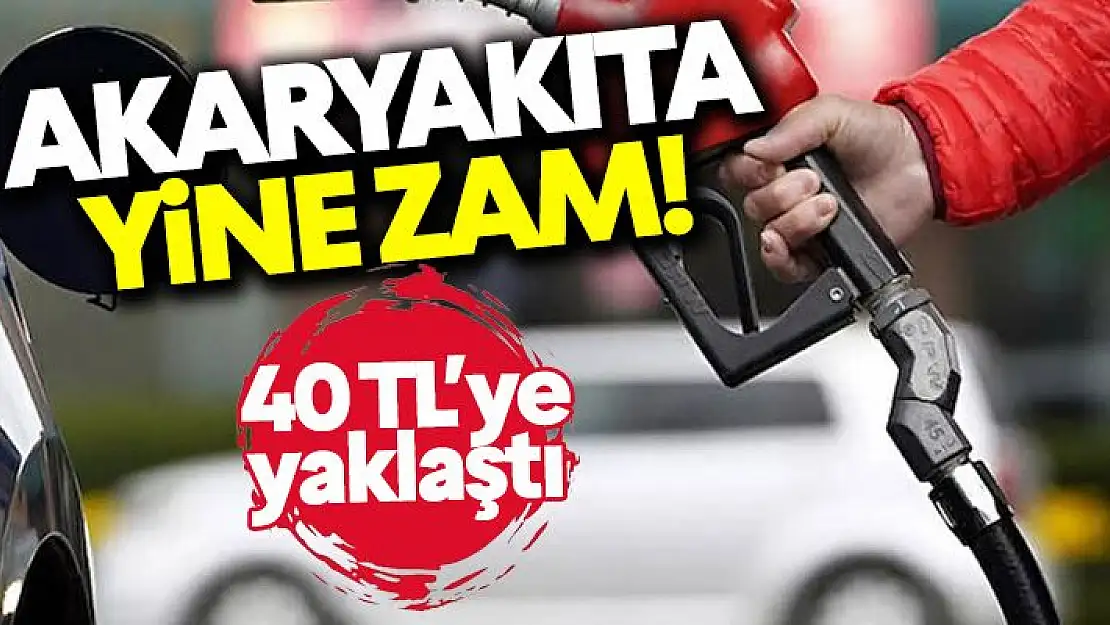 Motorine Zam! Mazot 40 TL'ye Yaklaştı!