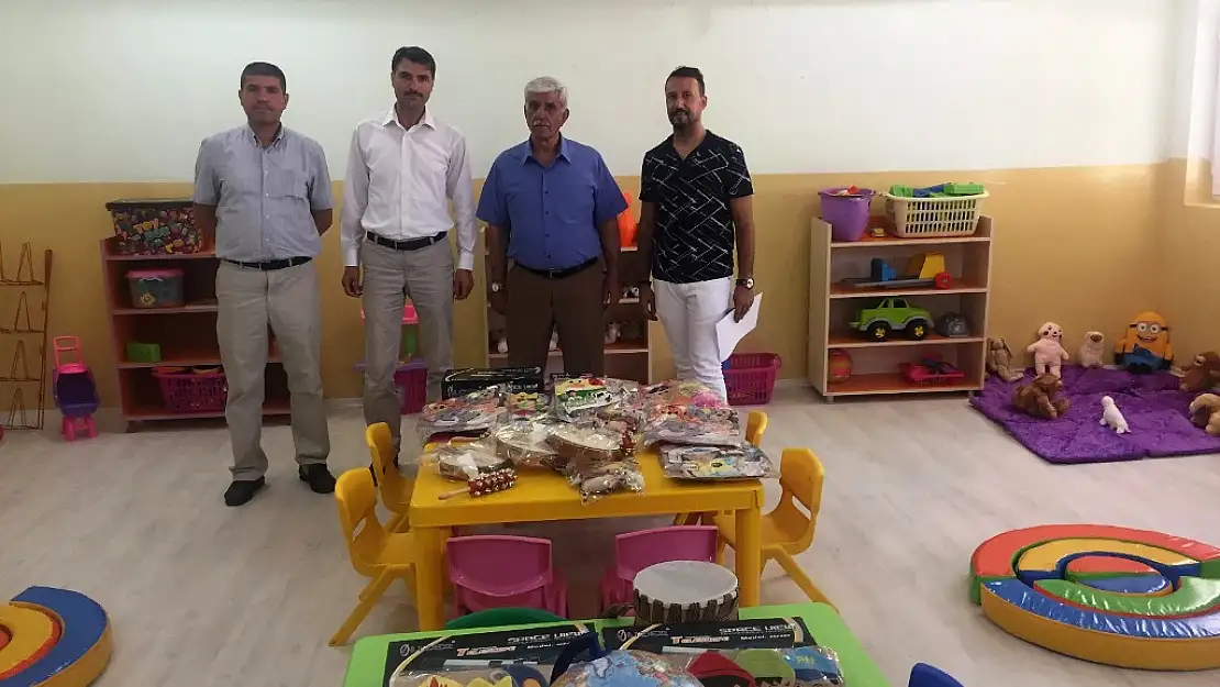 Papatya Kreş ve Gündüz Bakımevinden İlimiz Anaokullarına 45.000 TL'lik Yardım
