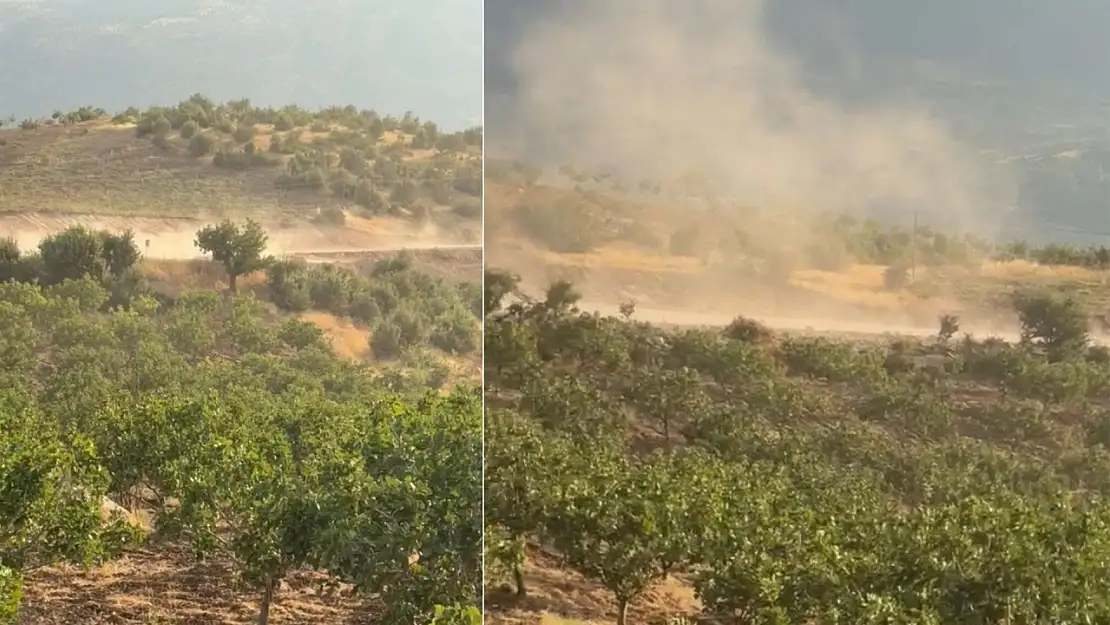 Pervari'de Yol Çalışması Tepkisi: Fıstık Bahçeleri Toz İçinde Kaldı