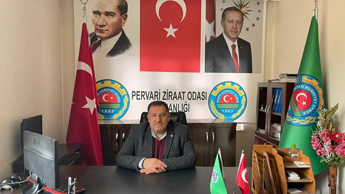 PERVARİ ZİRAAT ODASI BAŞKANI DİKEN, GÜVEN TAZELEDİ