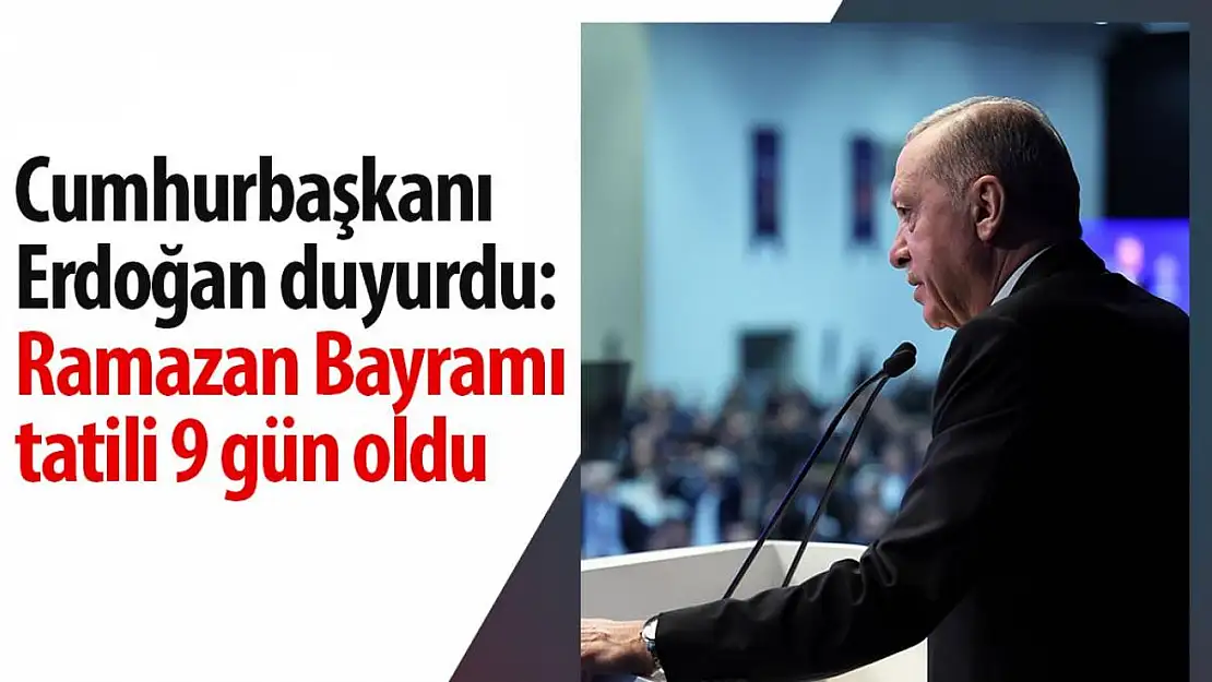 Ramazan Bayramı Tatili 9 Gün Olacak