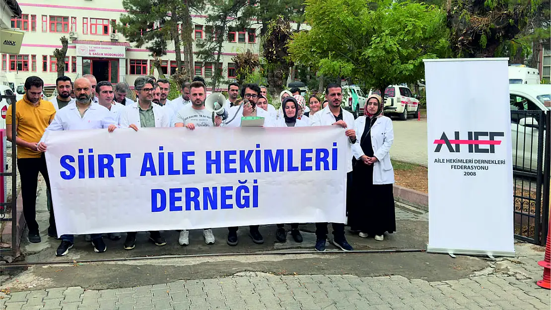 Siirt Aile Hekimleri Derneği Basın Açıklaması
